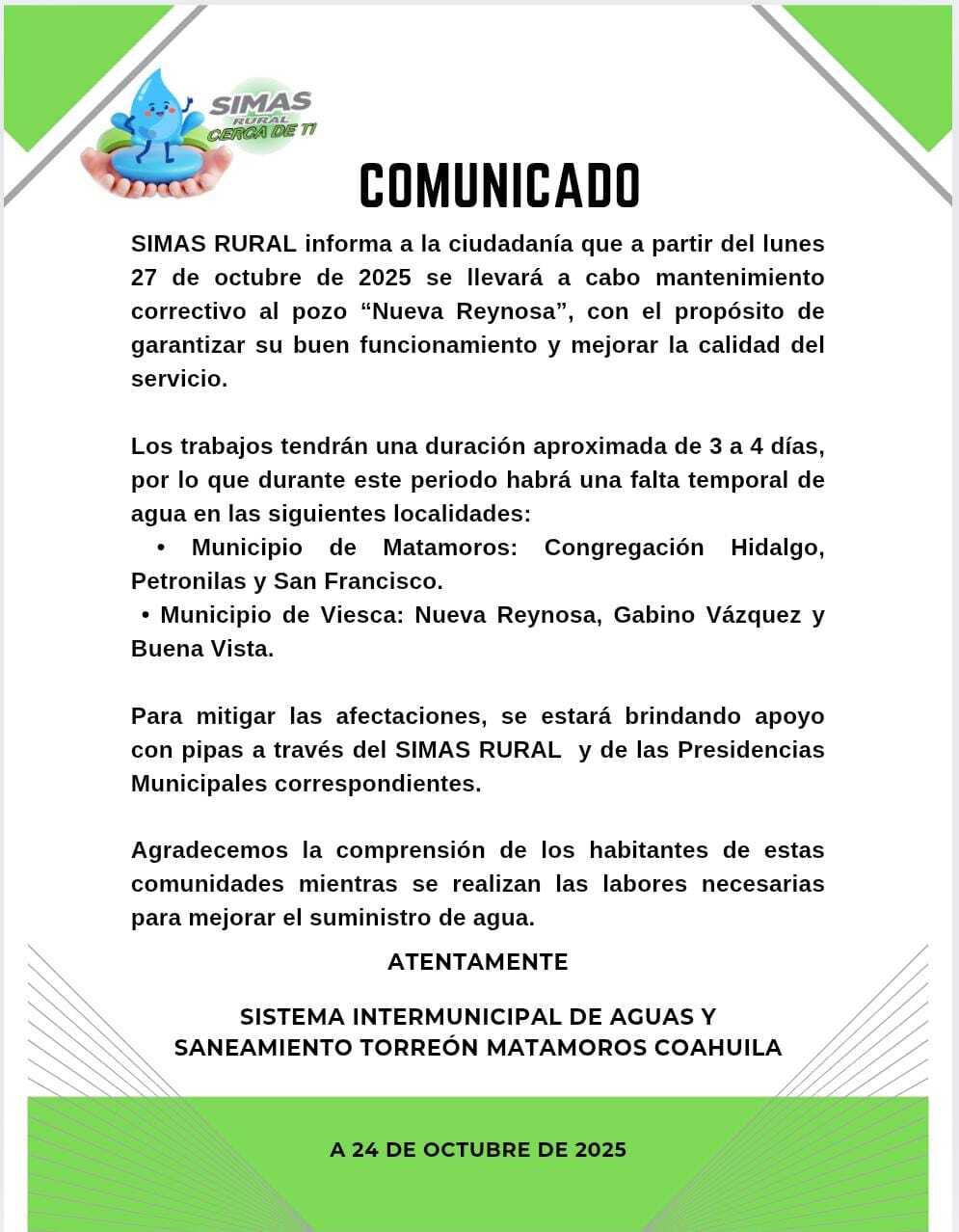 comunicado